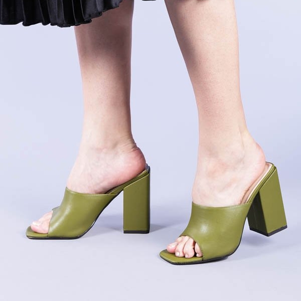 Papuci dama Somatra verzi